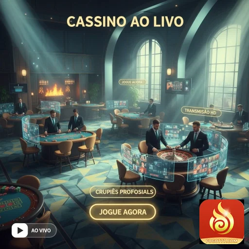 Ilustração de Explore os diferenciais da Fogo777 em jogos de cassino